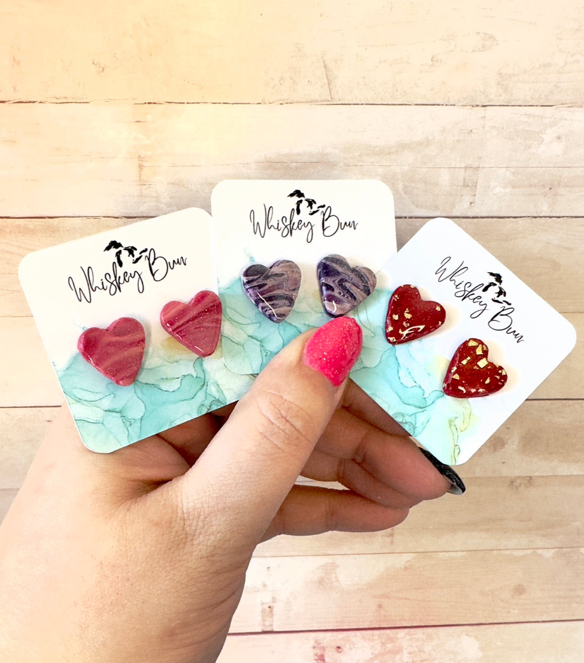 Heart Studs